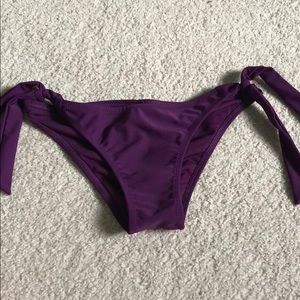 Purple bikini bottoms